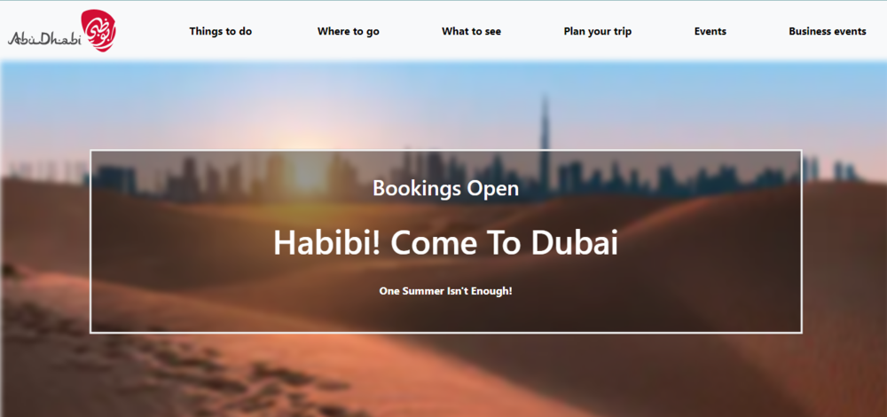  Dubai Tourism Frontend Project img